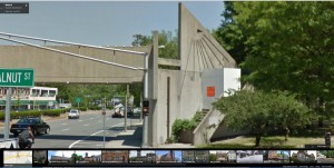 The Rt 9 footbridge in Brookline will get a temporary street art/graffiti treatment