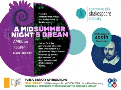 Commonwealth Shakespeare Co, Midsummer Nights Dream