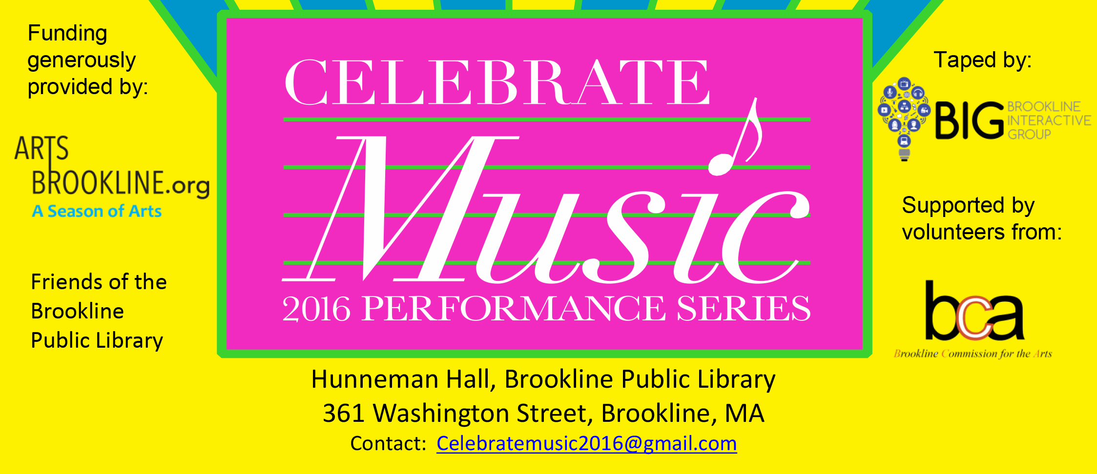 ArtsBrookline celebrate music series